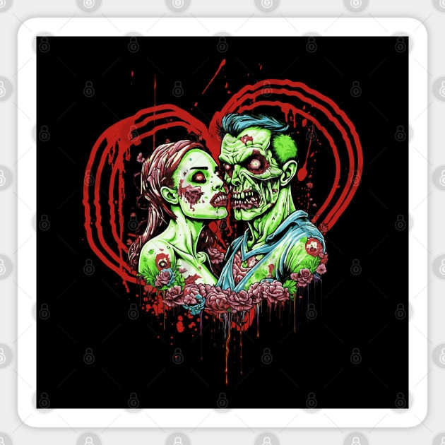 Zombie Love Sticker by HolidayBug